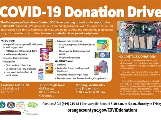 COVID-19 Donation Drive
