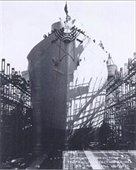 Black and white picture of SS Chapel Hill Victory