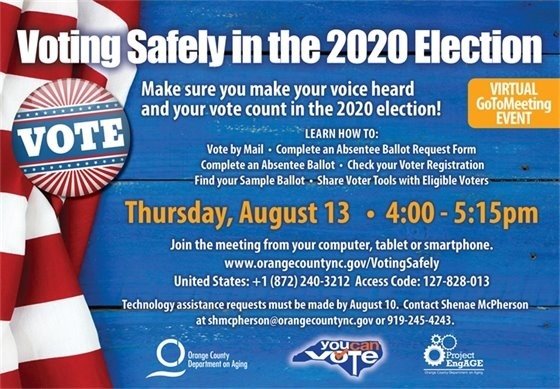 Voting Safely in the 2020 Election