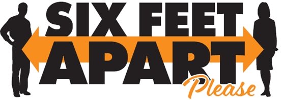 Six Feet Apart Please