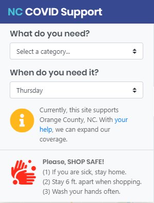 NC COVID Support
