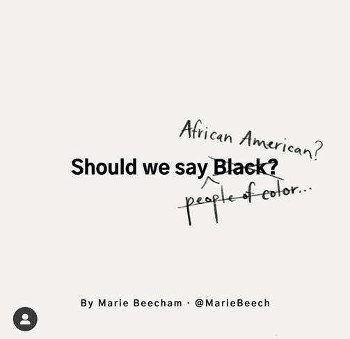 Should we say Black? African American? people of color...
