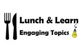 knife - fork - light bulb - "Lunch & Learn Engaging Topics"