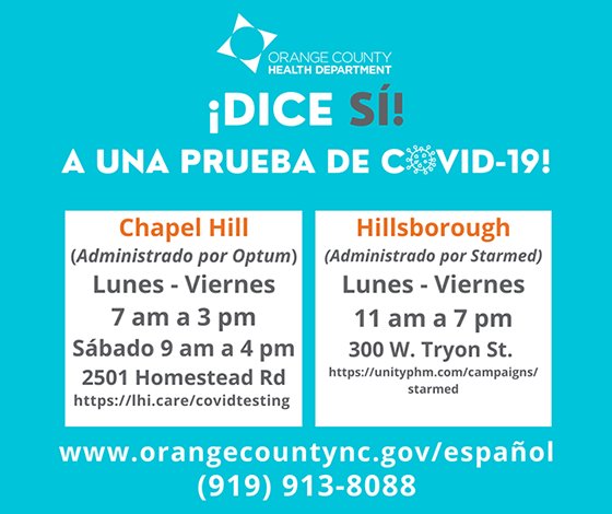 dice si a una prueba de COVID-19