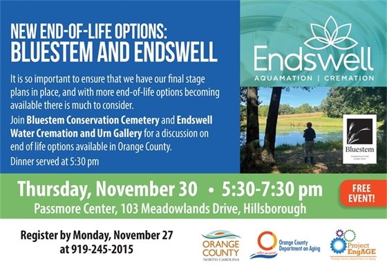 New End of Life Options: Bluestem and Endswell