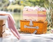 Spring picnic basket