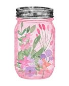 canning jar decorated