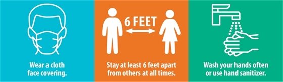 Wear a cloth face covering