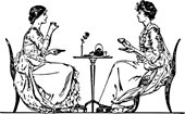 Victoria - two women - tea time
