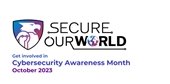 Cybersecurity Awareness Month Logo 2023 - Secure Our World