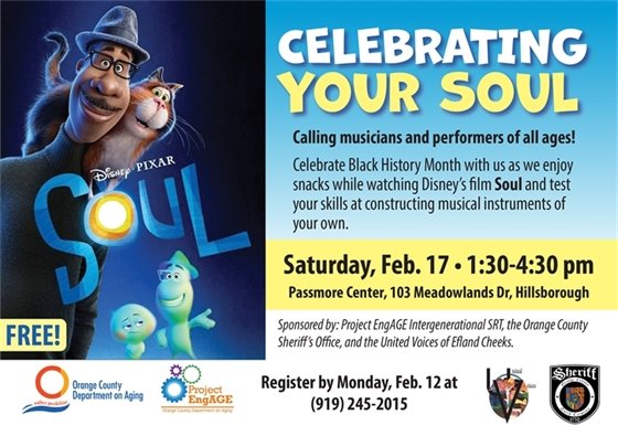 Celebrating your Soul flyer