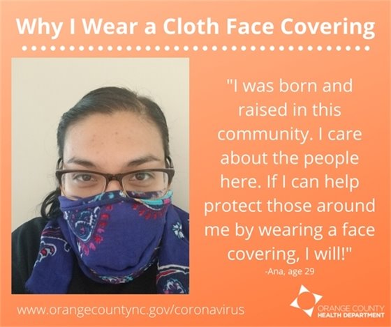 Why I wear a Cloth Face Covering