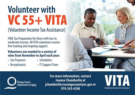 Become a VITA (Volunteer Income Tax Assistant)