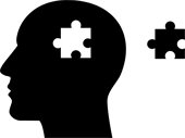 head silouette - puzzle piece