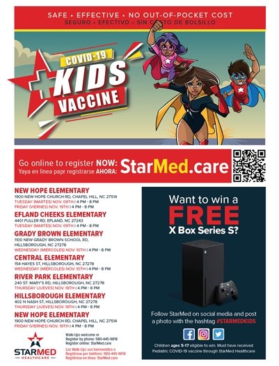 Vaccination Events at Orange County Schools