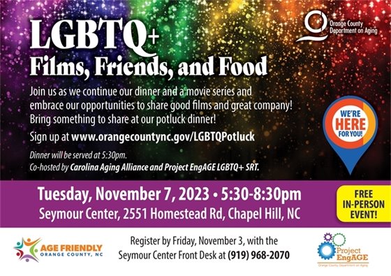 LGBTQ+ Friends, film and food