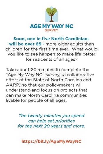 AARP Age My Way NC Survey