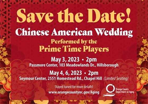 Chinese American Wedding play - Save the Date