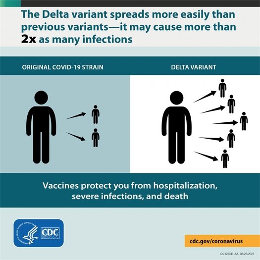 Delta variant graphic