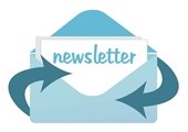Newsletter - envelope - arrows