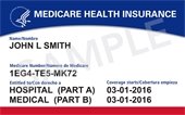 Medicare card sample