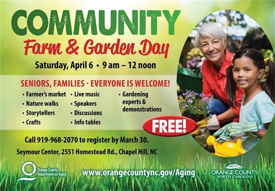 Community Farm & Garden Day announcement