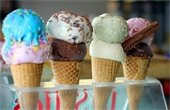 ice cream - cones - sprinkles