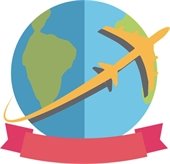 Travel - Airplane - Globe