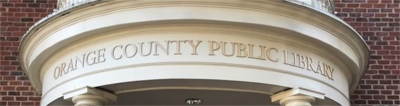 Front of the library building