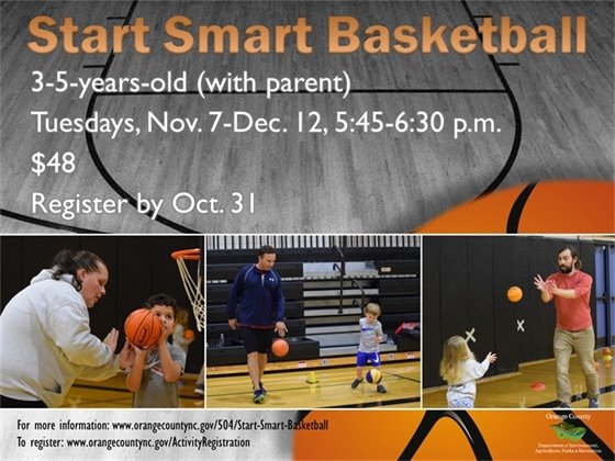 Start Smart Basketball - 3-5-years-old with parent