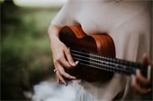 woman - ukulele