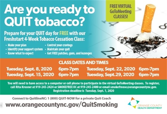 Tobacco Cessation Class