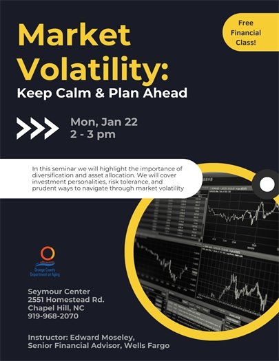 Market Volatility: Keep Calm and Plan Ahead flyer