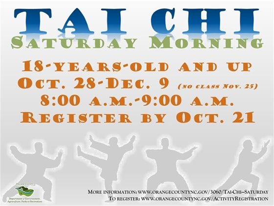 Tai Chi - ages 18-years-old to Adult