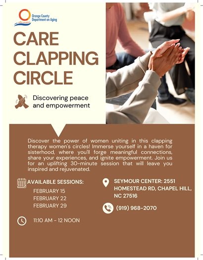Care Capping Hands flyer
