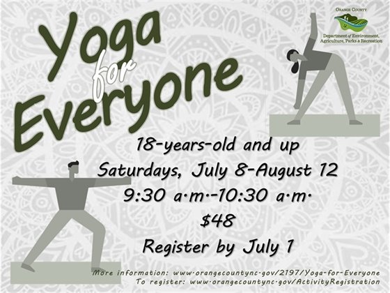Yoga - ages 18 and up
