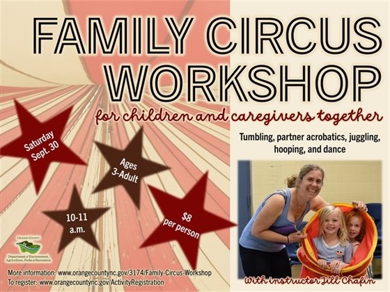 Family Circus Workshop - ages 3-Adult