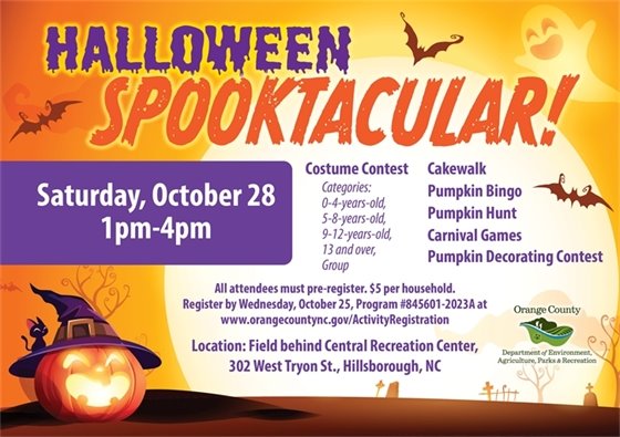 Halloween Spooktacular 2023 - Saturday, October 28