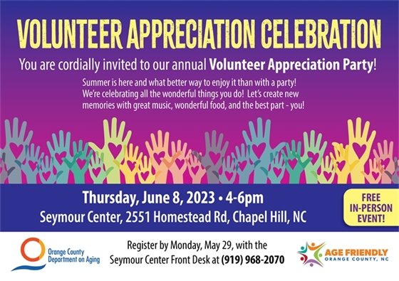 Volunteer appreciation celebration
