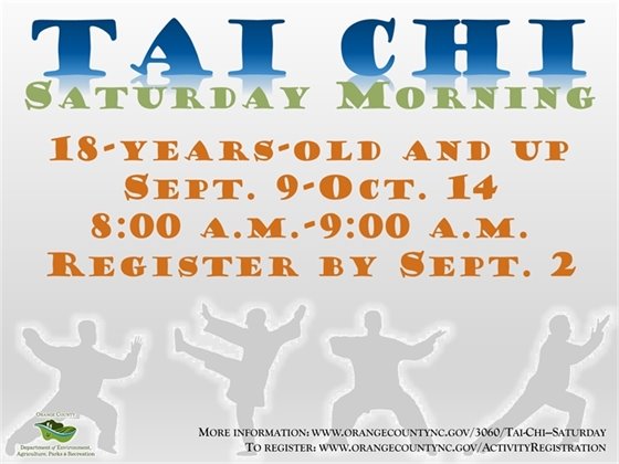 Tai Chi - ages 18-years-old to Adult