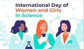 Women and Girls in Science Day poster