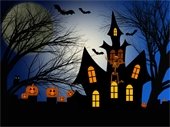Halloween witch house