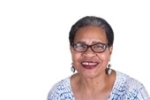 older African-American woman - smiling