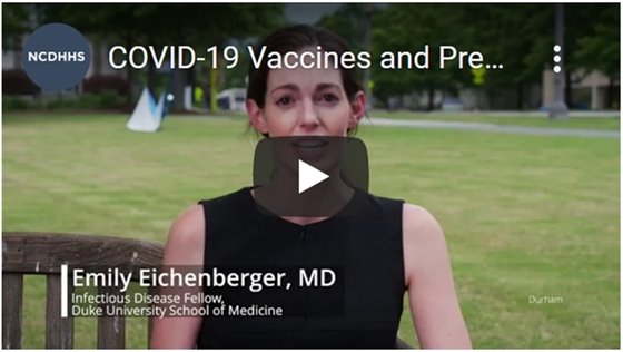 Video of physicians talking about their COVID-19 vaccines and pregnancy