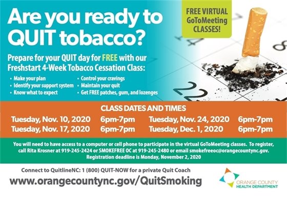Free Smoking Cessation Class