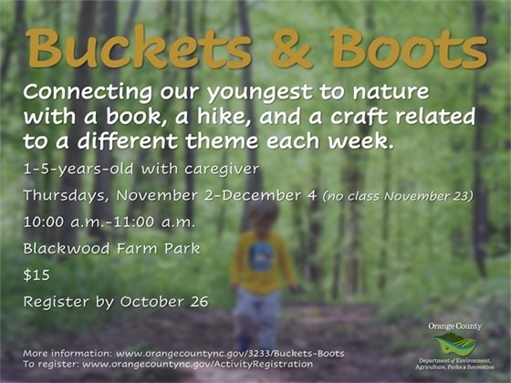 Buckets & Boots - ages 3-5-years-old