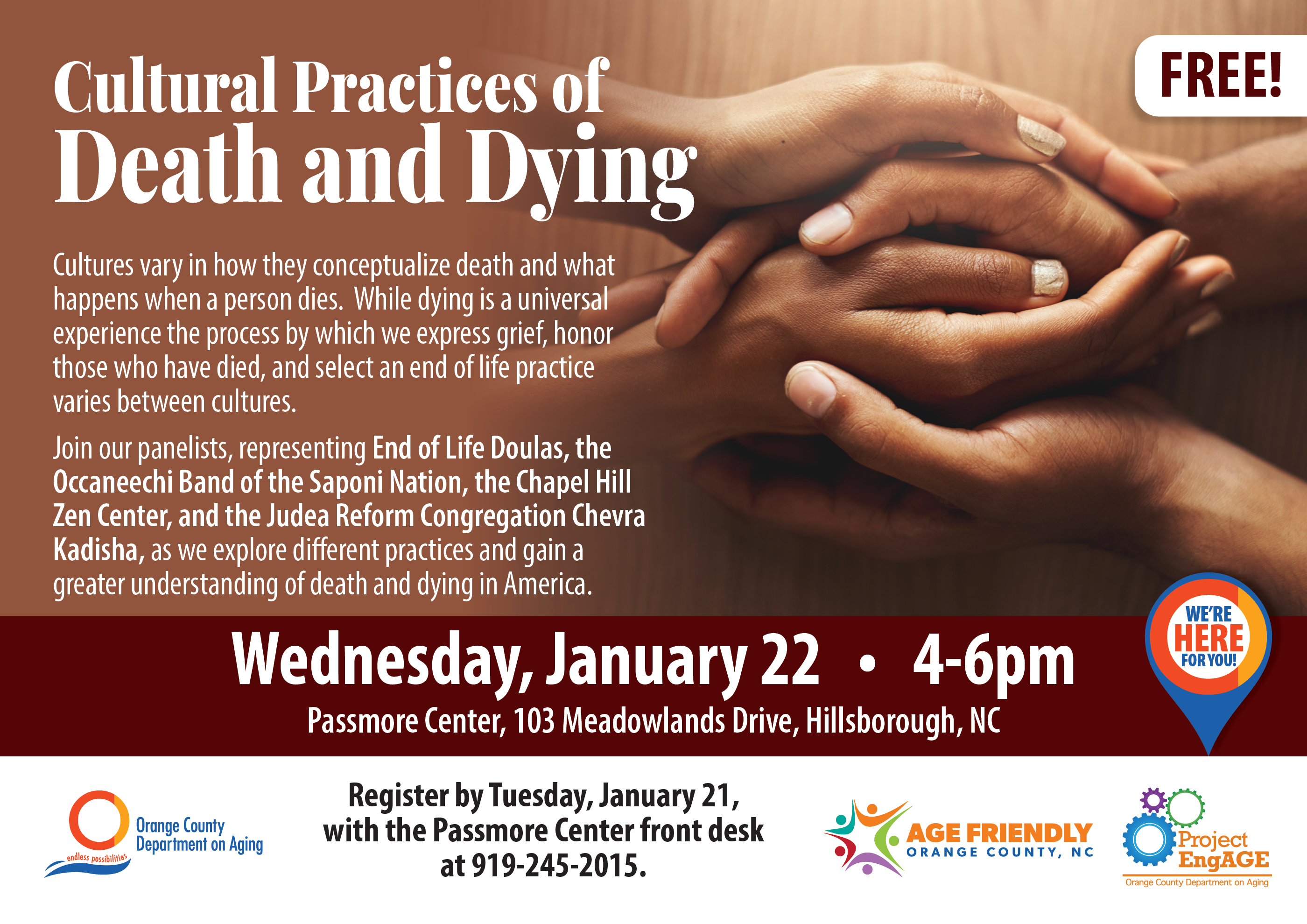 death and dying flyer