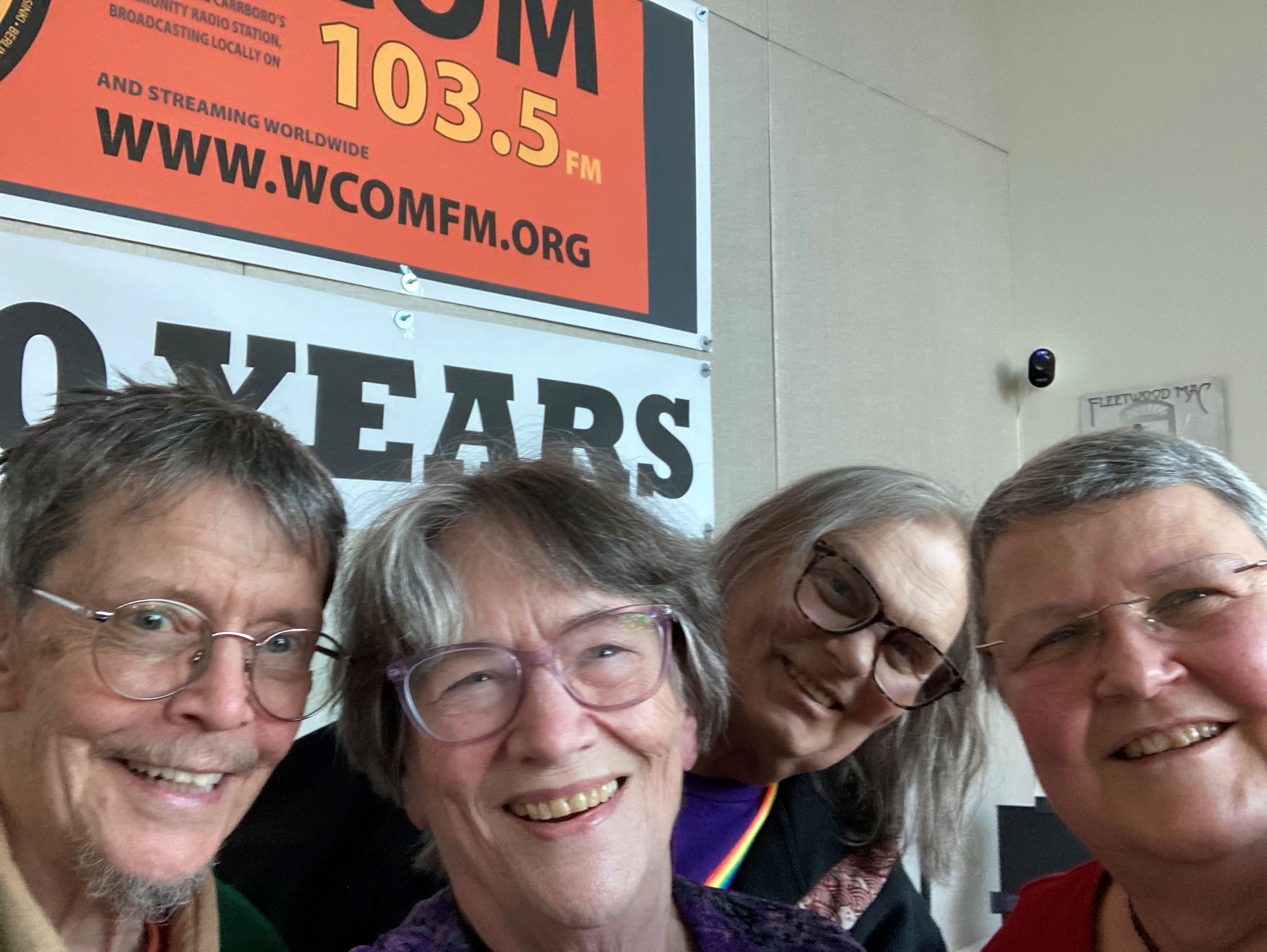 OUT On The Edge host and guest(s) in the studio