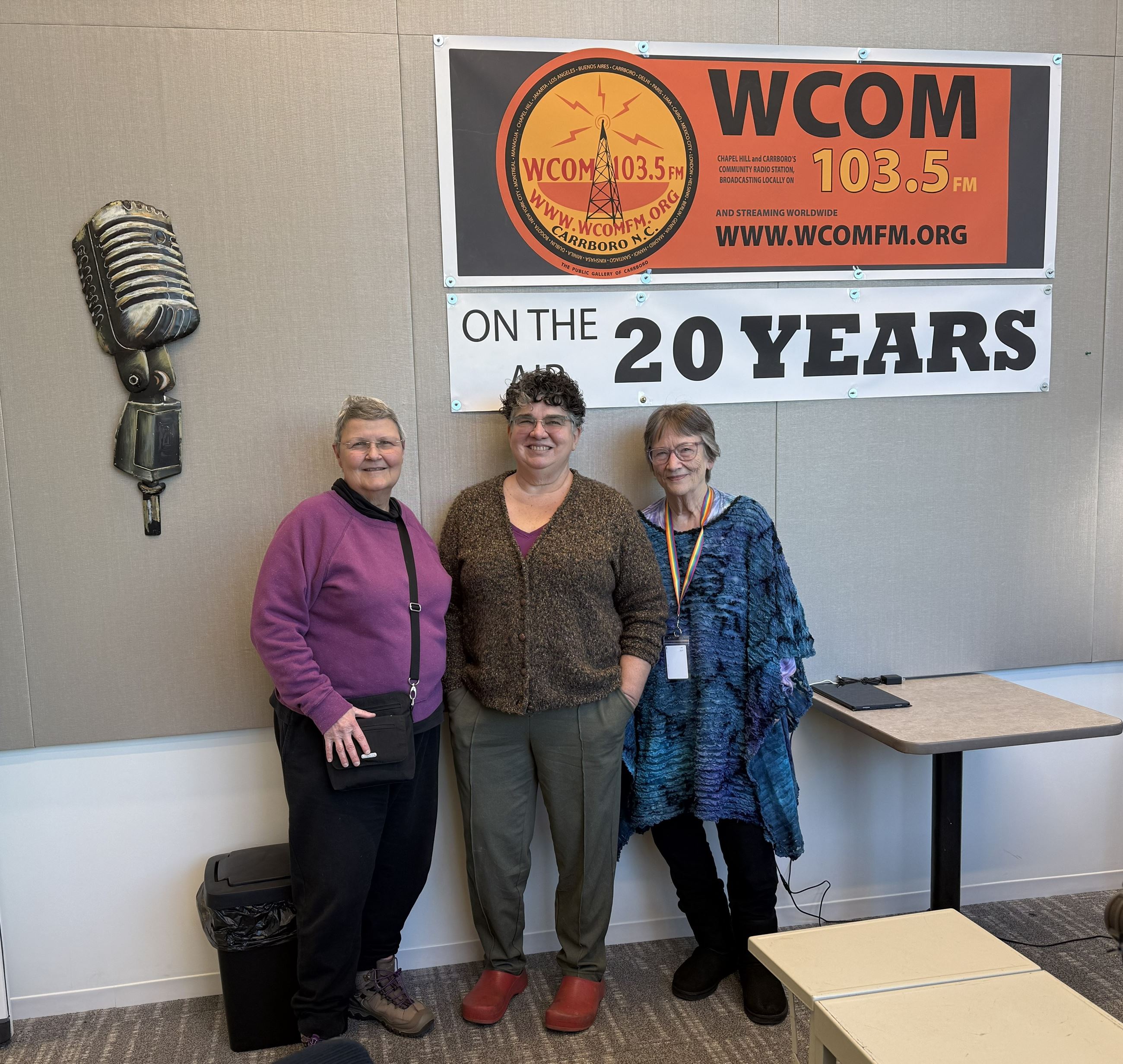 OUT On The Edge host and guest(s) in the studio