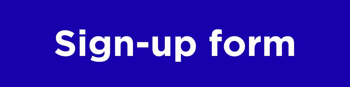 Diabetes classes signup form.